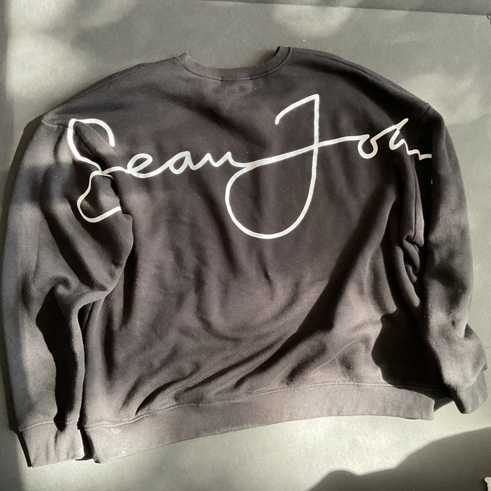 Sean John X Missguided Women's Black Sweater Pullover long Sleeve Size 10